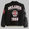 2024 Abercrombie McLaren Black Bomber Jacket