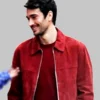 Marcello Red Suede Jacket