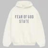 Essentials Fear Of God White Hoodie