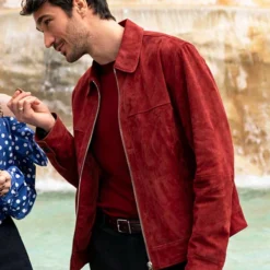2024 Emily in Paris S04 Eugenio Franceschini Red Jacket