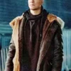 Tommy Egan Leather Shearling Coat