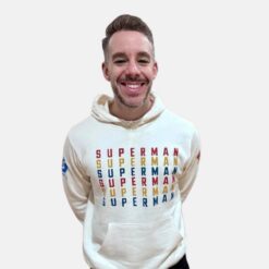 DC Superman 2025 Off-White Hoodie