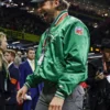 Super-Bowl-LIX-Bradley-Cooper-Eagles-Green-Varsity-Jacket