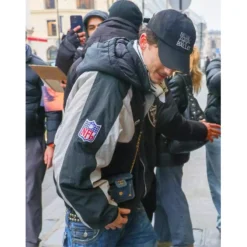 Black & Grey Chalamet Jacket