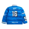 Jared Goff Lions Player Puffer Jacket