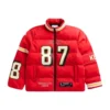 Travis Kelce Chiefs Player Puffer Jacket