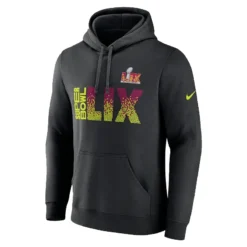 Super Bowl LIX Nike Black Club Hoodie