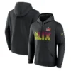 Super Bowl LIX 2025 Black Hoodie