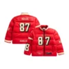 Travis Kelce Red Kansas City Chiefs Jacket