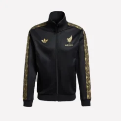 Mexico Gold Track Top Jacket Black