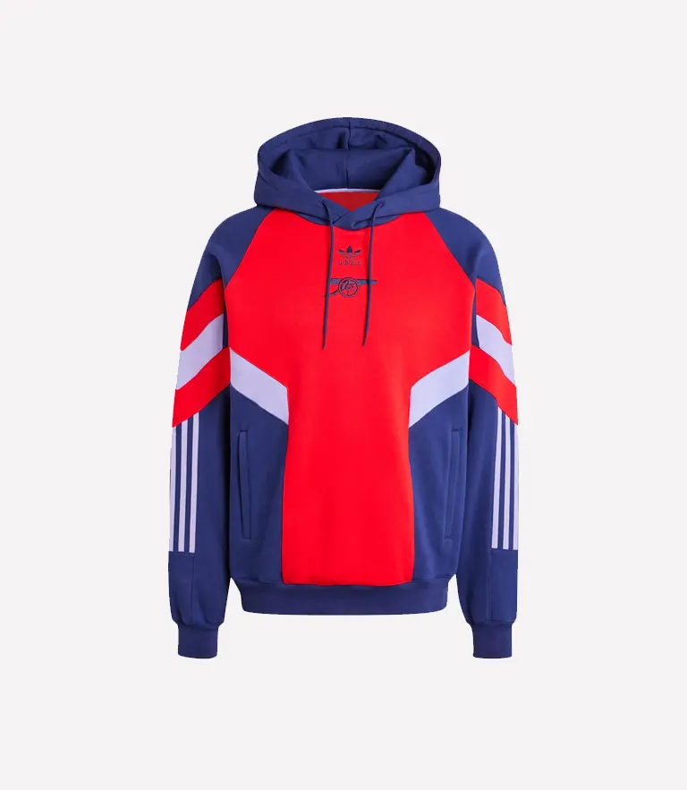 Arsenal Red & Blue Pullover Hoodie Red & Blue Arsenal Pullover Hoodie