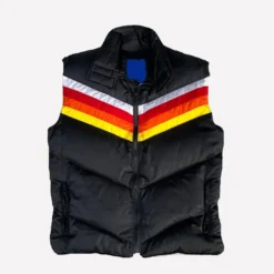 Ashton Kutcher That 70s Show Puffer Vest Black