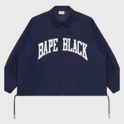 BAPE Oversized Coach Jacket Black