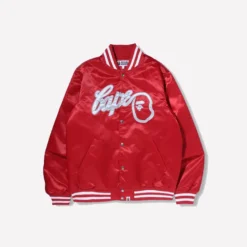 Bape Baseball Varsity Jacket Green