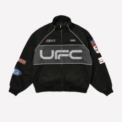 Men’s Black UFC 313 Asphalt Full-Zip Black Jacket