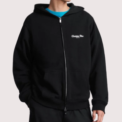 Christian Dior Couture Black Zipper Hoodie