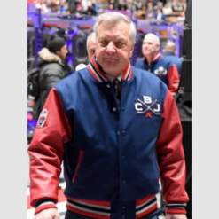 2025 Stadium Series Columbus Blue Jackets Blue And Red Coaches Jacket