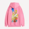 H&M Homer Simpson Hoodie Pink
