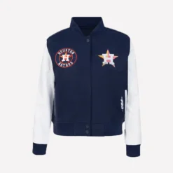 Houston Astros Game Day Classics Blue Varsity Jacket