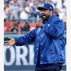 Ice Cube Dodgers Satin Jacket