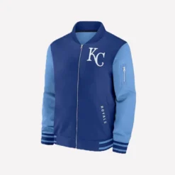 Kansas City Royals Collection Dugout Blue Bomber Jacket