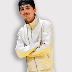 Knicks vs Lakers Game Timothée Chalamet Leather Jacket