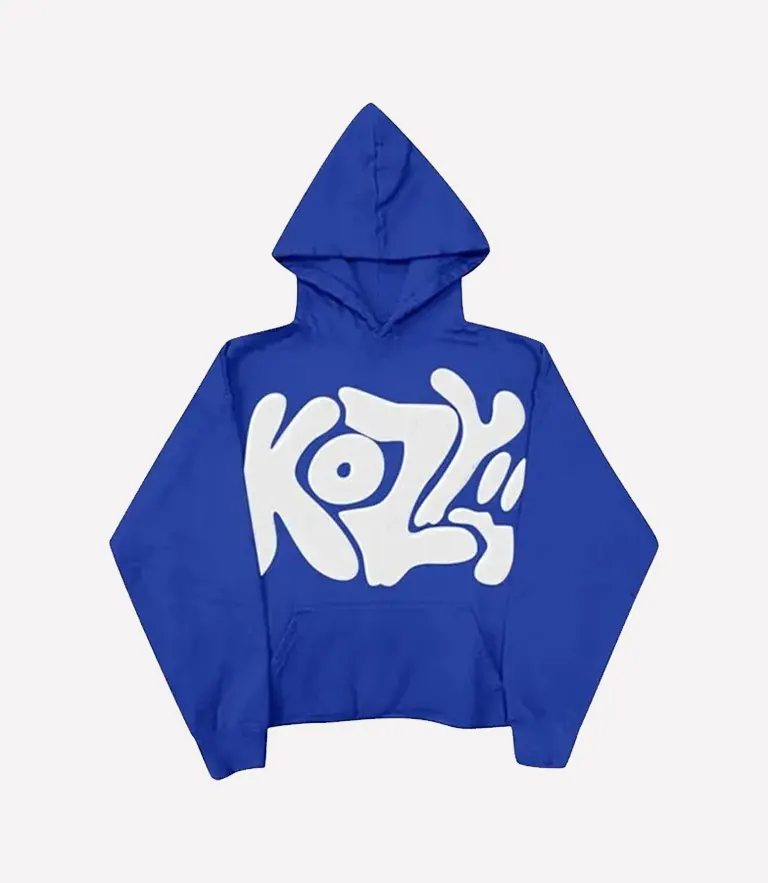Kozy Y2K Hoodie Blue Kozy Y2K Hoodie Blue