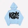 Kozy Y2K Hoodie Light Blue