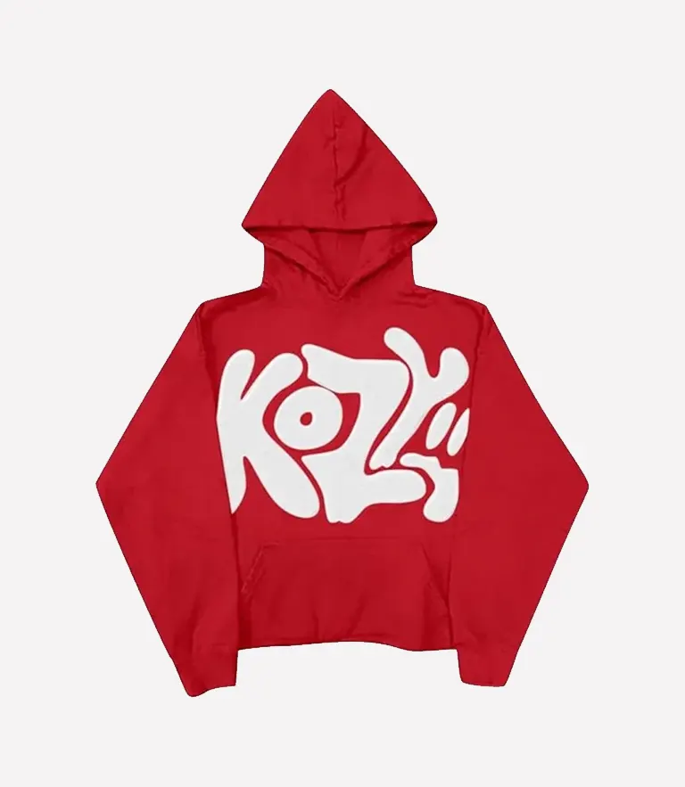 Kozy Y2K Hoodie Red Kozy Y2K Hoodie Red