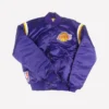 LA 80s Lakers Satin Purple Jacket