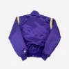 LA 80s Lakers Satin Jacket Purple