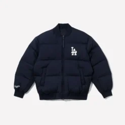 Navy Los Angeles Dodgers Puffer Jacket