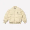 Los Angeles Dodgers Bomber Cream Jacket