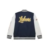 Los Angeles Lakers Washed Fleece Varsity Jacket for Sale