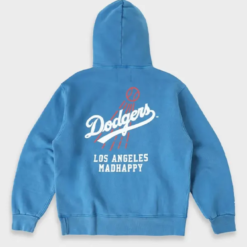 Madhappy x MLB TOKYO Dodgers 2025 Fleece Hoodie Blue