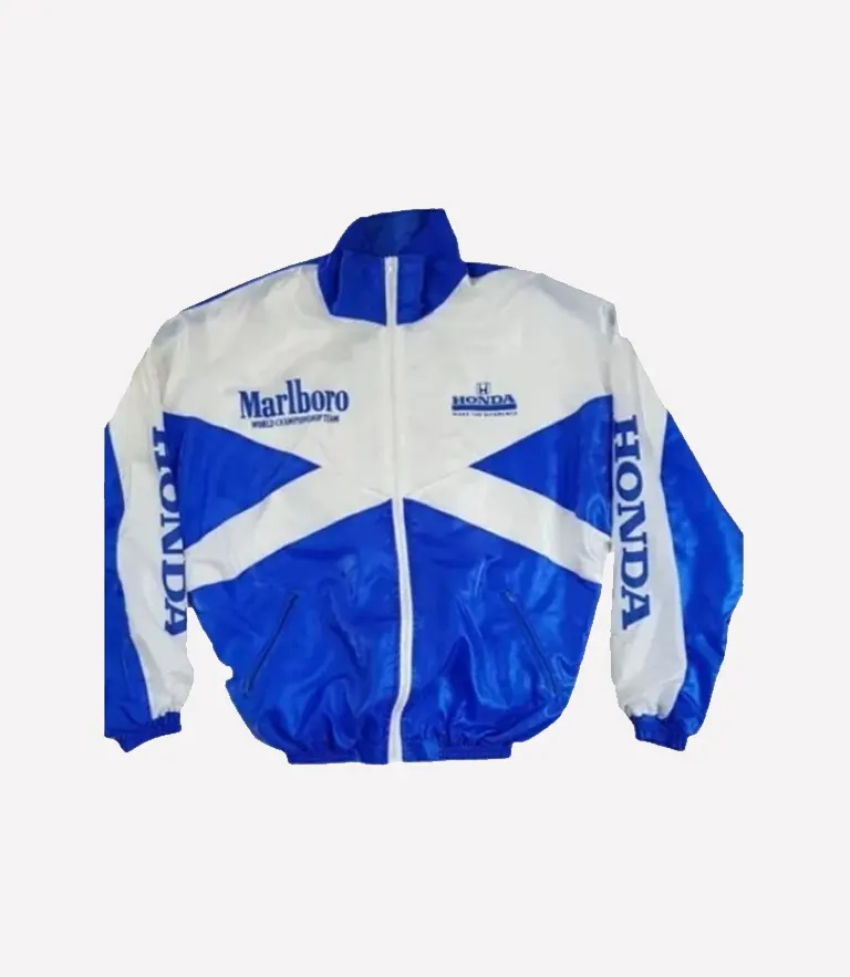 Marlboro Light Honda Vintage Satin Jacket Marlboro Light Honda Jacket