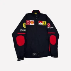 Marlboro Motosport Ferrari F1 Racing Black Jacket