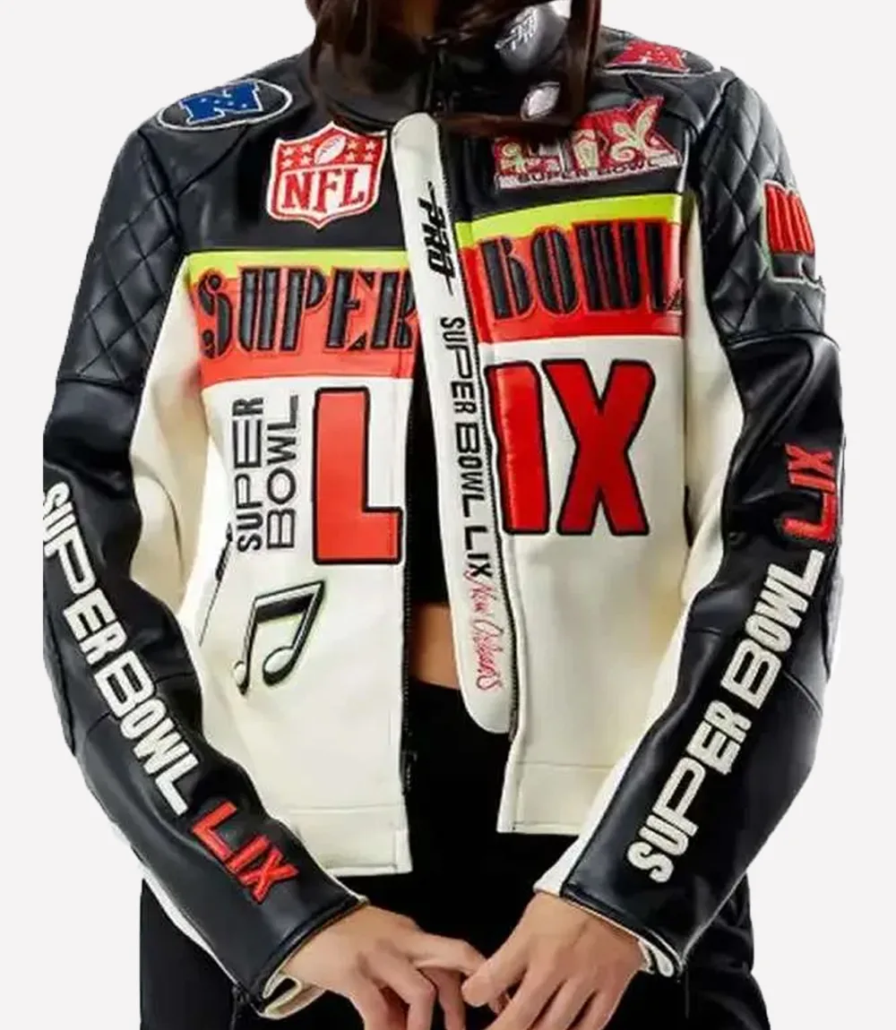 Master P Super Bowl LIX Pregame Leather Jacket Master P Super Bowl LIX Jacket Leather