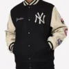 NY Yankees World Series Black Varsity Jacket