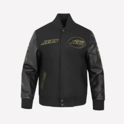 New York Jets Varsity Jacket Black