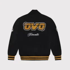 Toronto Raptors Wool Black Varsity Jacket