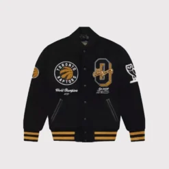 OVO Toronto Raptors Varsity Black Jacket