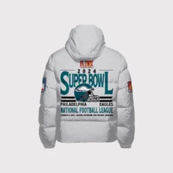 Philadelphia Eagles Super Bowl LIX Glory Down Jacket White