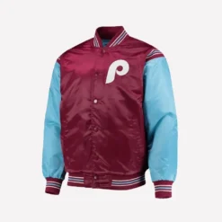 Philadelphia Phillies Satin Varsity Jacket