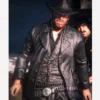 Arthur Morgan RDR2 Leather Blazer Black