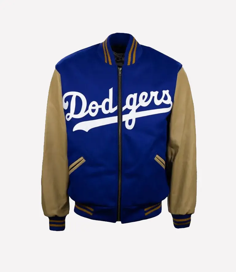 Royal 1951 Brooklyn Dodgers Bomber Jacket Brooklyn Dodgers 1951 Royal Jacket