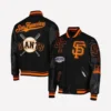 San Francisco Giants Mash Up Black Varsity Jacket