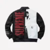 Tony Montana Scarface Black Leather Bomber Jacket