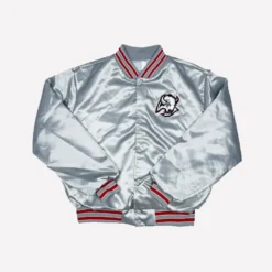 Buffalo Sabres Silver Bomber Satin Jacket
