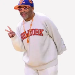 New York Knicks Spike Lee Grey Sweatshirt